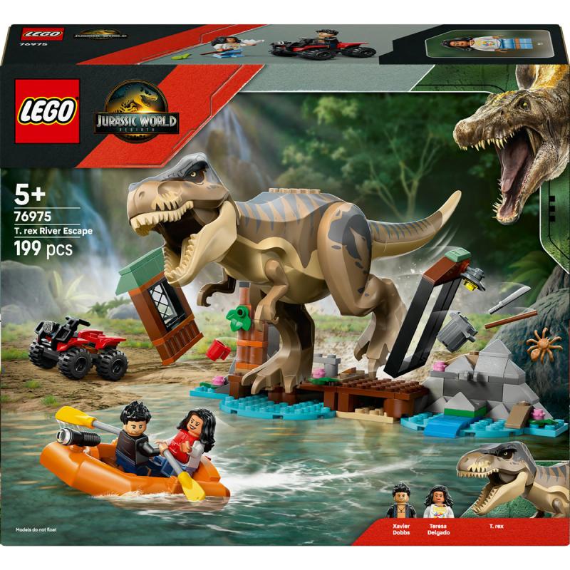 LEGO® Jurassic World - Menekülés a folyónál a T-Rex elől (76975)