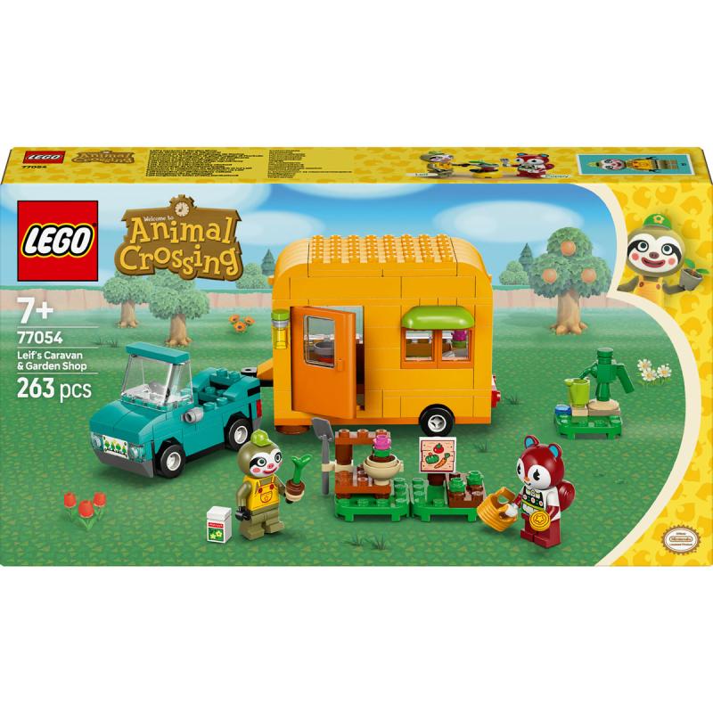 LEGO® Animal Crossing - Leif karavánja és kertészeti boltja (77054)