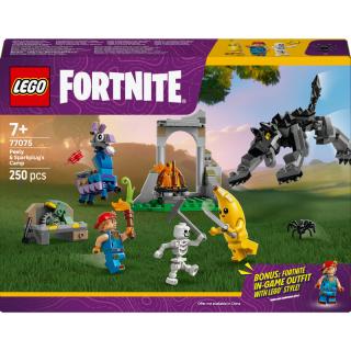 LEGO® Fortnite - Peely és Sparkplug táborhelye (77075)