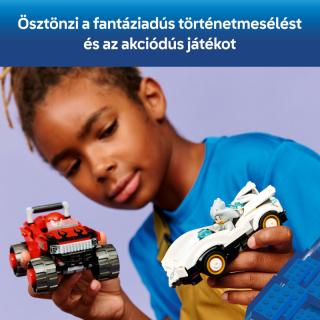 LEGO® Sonic the Hedgehog - Silver autója Knuckles monster truckja ellen (77118)