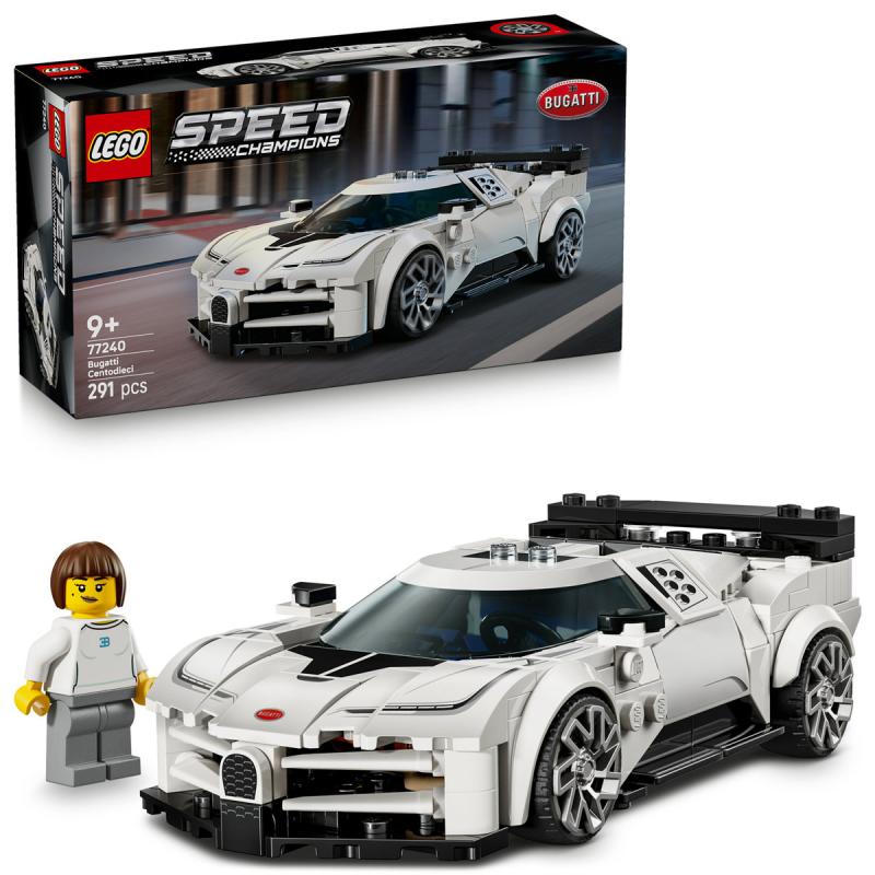 LEGO® Speed Champions - Bugatti Centodieci hiper sportautó (77240) 