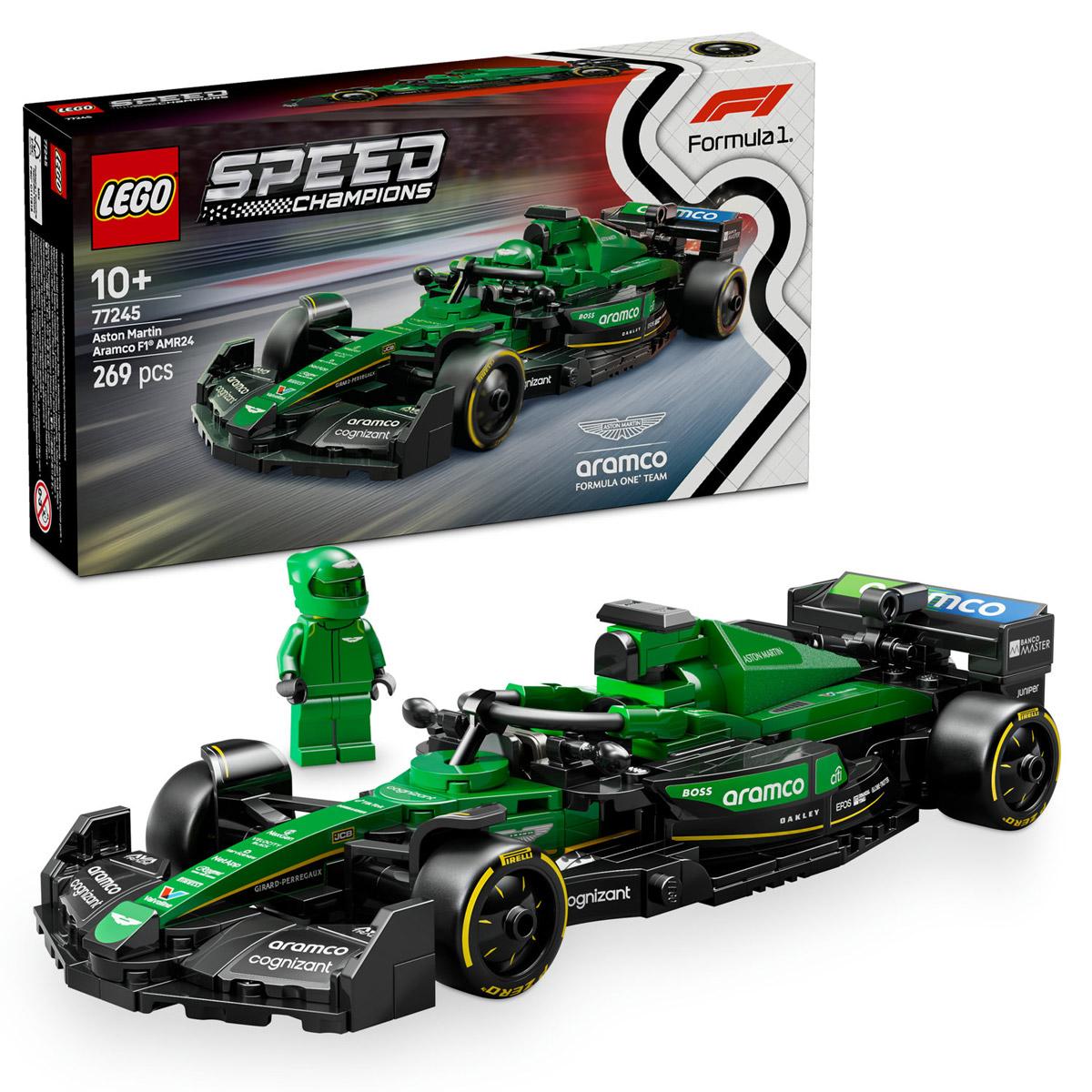 LEGO® Speed Champions - Aston Martin Aramco F1® AMR24 versenyautó (77245) 