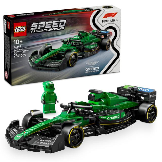 LEGO® Speed Champions - Aston Martin Aramco F1® AMR24 versenyautó (77245) 