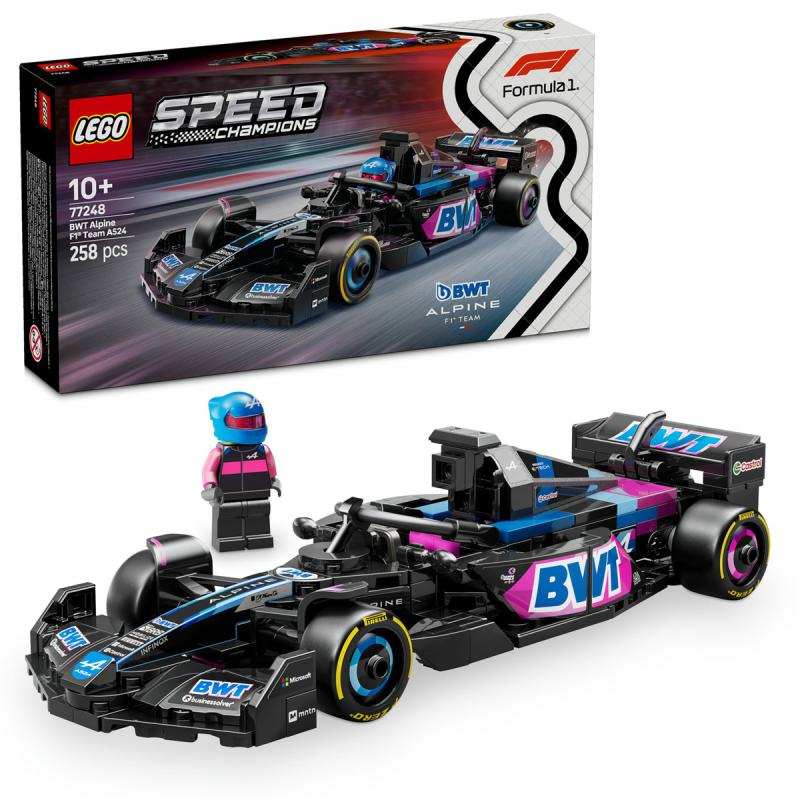 LEGO® Speed Champions - BWT Alpine F1® Team A524 versenyautó (77248) 