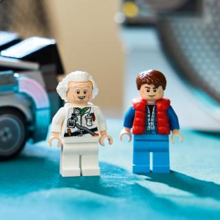 LEGO® Speed Champions - A Vissza a jövőbe időgépe (77256)