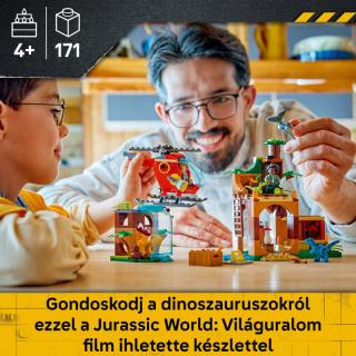 LEGO® Jurassic World - Velociraptor, stegosaurus és pteranodon mentőakció (77981)