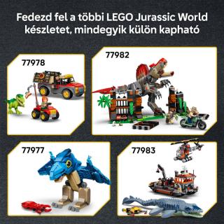 LEGO® Jurassic World - Velociraptor, stegosaurus és pteranodon mentőakció (77981)