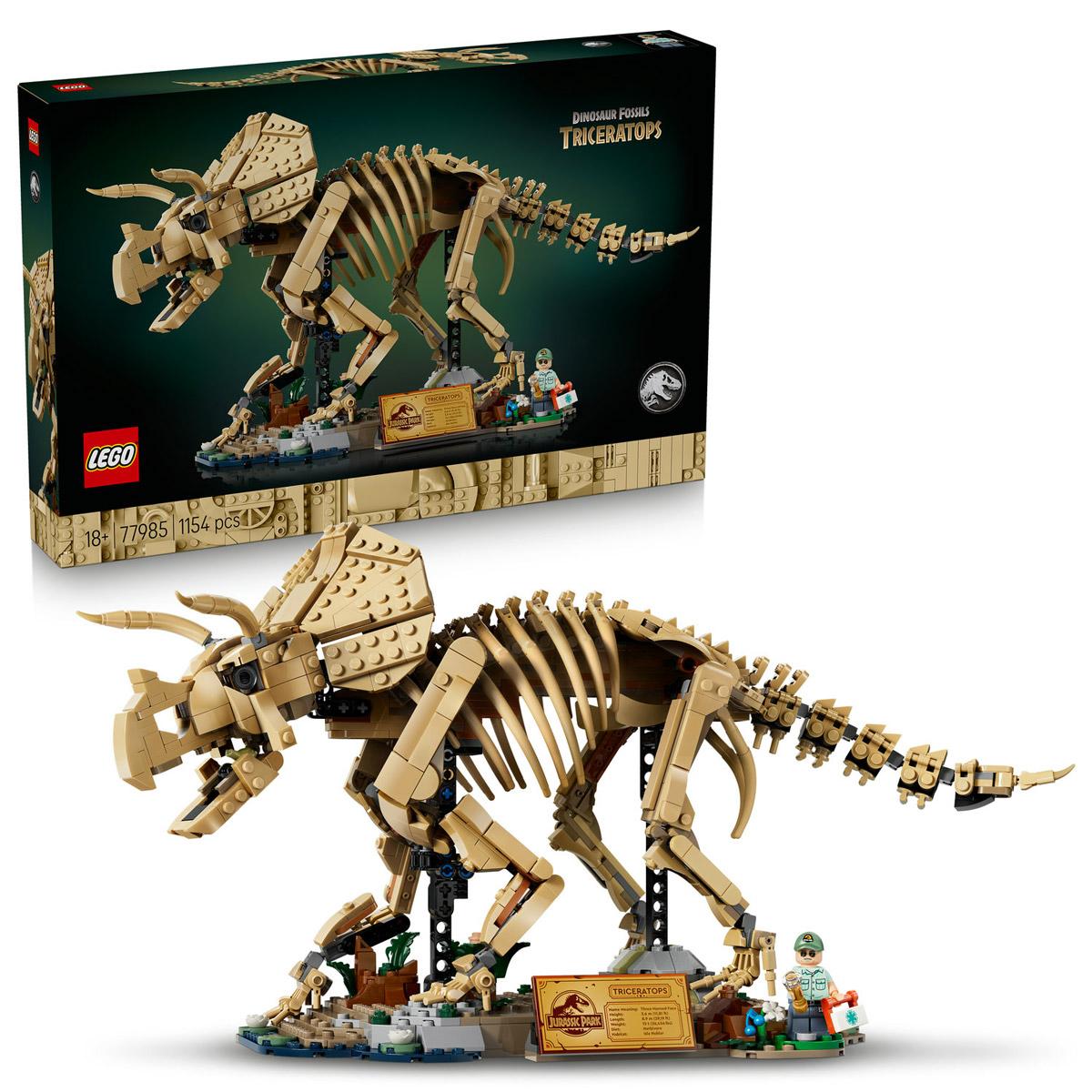 LEGO® Jurassic World - Dinoszaurusz maradványok: Triceratops (77985)