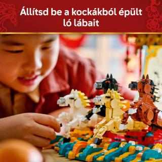 LEGO® Iconic - Vágtázó lovakat ábrázoló festmény (80119)