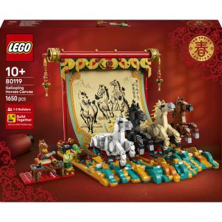 LEGO® Iconic - Vágtázó lovakat ábrázoló festmény (80119)
