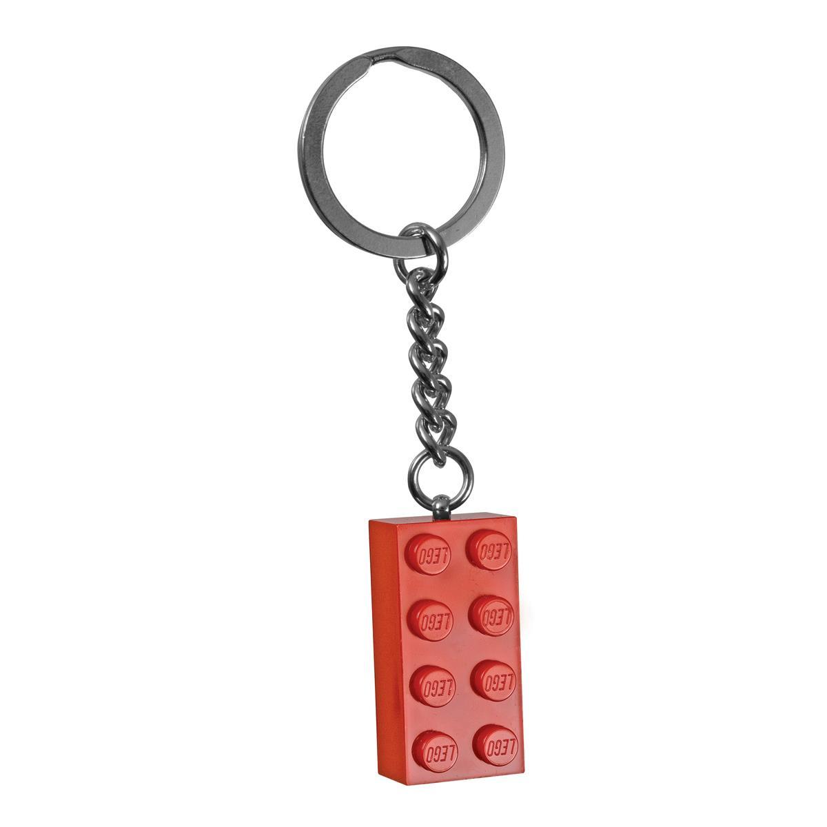 LEGO® kulcstartó - Piros 2x4 elem (850154)