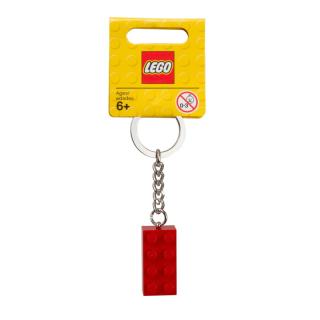 LEGO® kulcstartó - Piros 2x4 elem (850154)