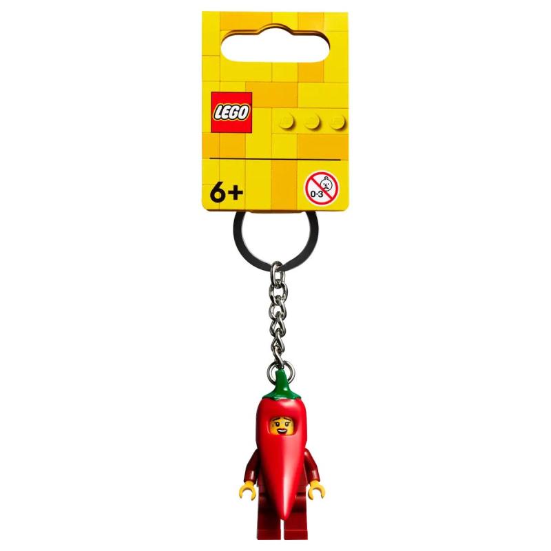 LEGO® kulcstartó - Chili jelmezes lány (854234) 