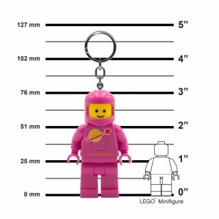 LEGO® EUROMIC - Űrhajós világítós kulcstartó - rózsaszín (LGL-KE10HP)