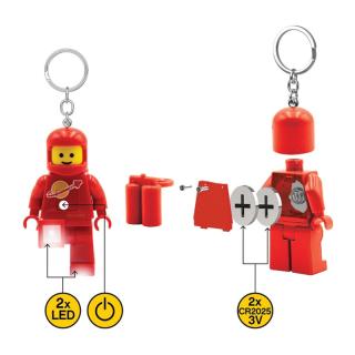 LEGO® EUROMIC - Űrhajós világítós kulcstartó - piros (LGL-KE10HR)