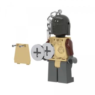 LEGO® EUROMIC - Star Wars világítós kulcstartó - Mandalorian (LGL-KE172)