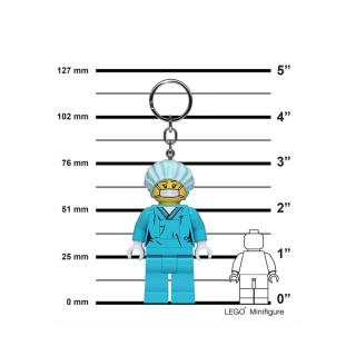 LEGO® EUROMIC - Sebész világítós kulcstartó (LGL-KE178)