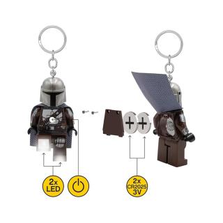 LEGO® EUROMIC - Star Wars Mandalorian 2. világítós kulcstartó (LGL-KE187H) 