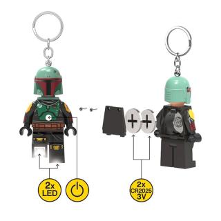 LEGO® EUROMIC - Star Wars világítós kulcstartó - Boba Fett (LGL-KE188H)