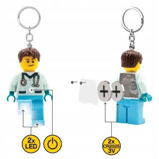 LEGO® EUROMIC - Ápoló világítós kulcstartó (LGL-KE194H)