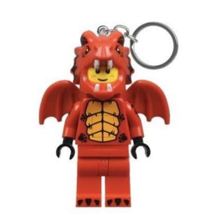 LEGO® EUROMIC - Sárkány jelmezes fiú világítós kulcstartó (LGL-KE196H) 