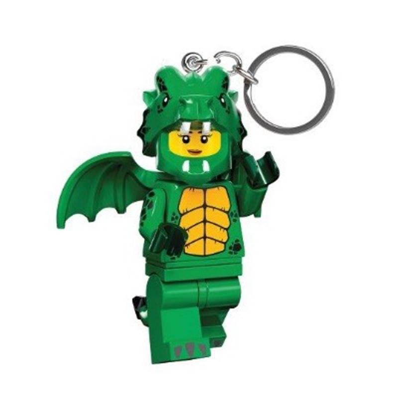 LEGO® EUROMIC - Sárkány jelmezes lány világítós kulcstartó (LGL-KE224H)