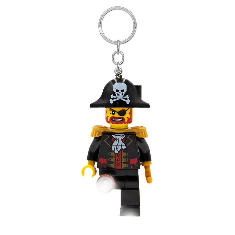 LEGO® EUROMIC - Pirates világítós kulcstartó - Kalóz kaptiány (LGL-KE23H)