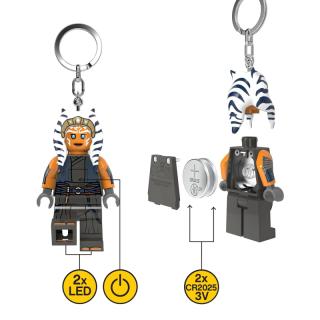 LEGO® EUROMIC - Star Wars világítós kulcstartó - Ahsoka Tano (LGL-KE245H)