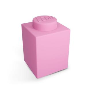 LEGO® EUROMIC - Iconic 1x1 szilikon kocka lámpa - rózsaszín (LGL-LP39)