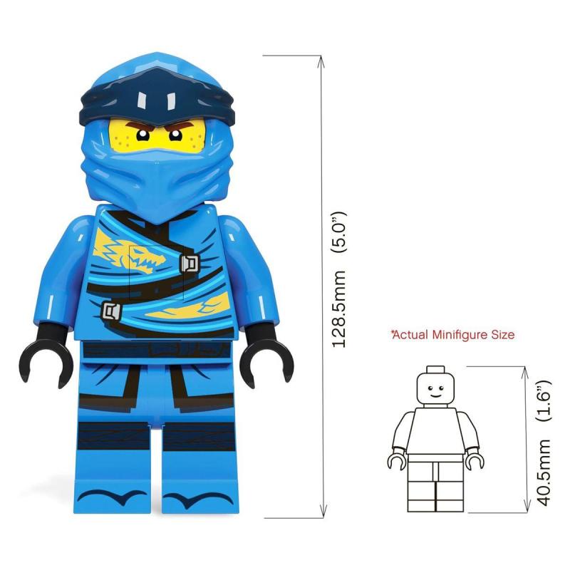 LEGO® EUROMIC - NINJAGO Jay Minifigura zseblámpa (LGL-TO37)