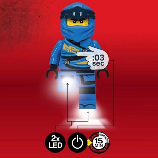 LEGO® EUROMIC - NINJAGO Jay Minifigura zseblámpa (LGL-TO37)
