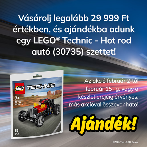 LEGO Technic -  Hot rod autó (30735) akció!